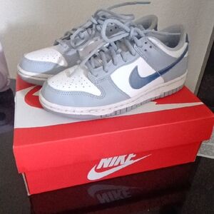 Nike Kids' Gray and White Sneakers
